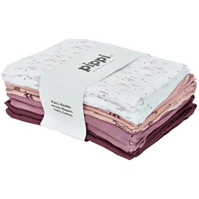 Abbildung von Pippi Mullwindeln Set Spucktücher 8er Pack 4705 Stoffwindeln (lotus 579)