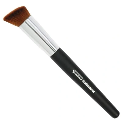 Abbildung von Flüssig Make up Pinsel Rehfuß, schräg, runde Zwinge, Torayhaar, Länge 18 cm