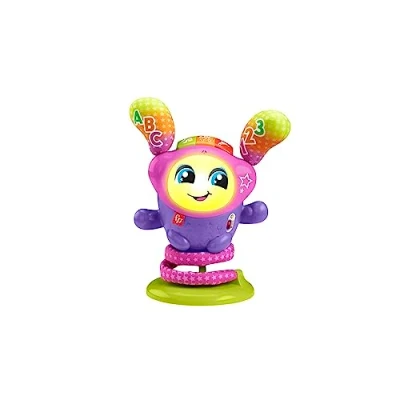 Abbildung von Fisher Price Lehren Tanzstar DJ Interaktives Spielzeug Polen Sprachversion, mit Lichtern, Musik und Schaukeln, HRD21