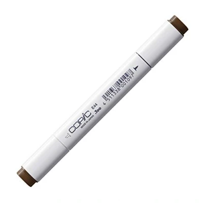 Abbildung von COPIC Classic Marker Typ E 44, Clay, professioneller Layoutmarker, mit einer breiten und feinen Spitze