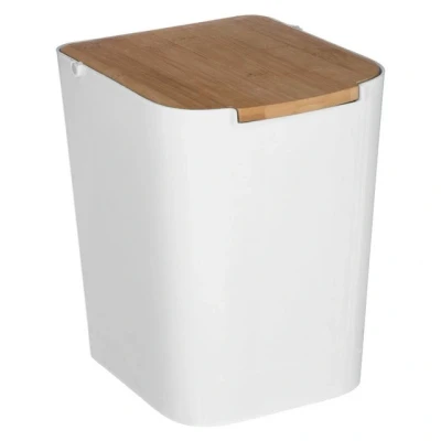 Abbildung von 5five Simply Smart Mülleimer, Abfallbehälter mit Bambusdeckel