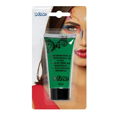 Abbildung von Boland Tube Make Up Creme, 38 ml, Schminkfarbe, Körperfarbe, auf Wasserbasis, leicht zum Auftragen und zu Entfernen, Mottoparty, Karneval, Halloween