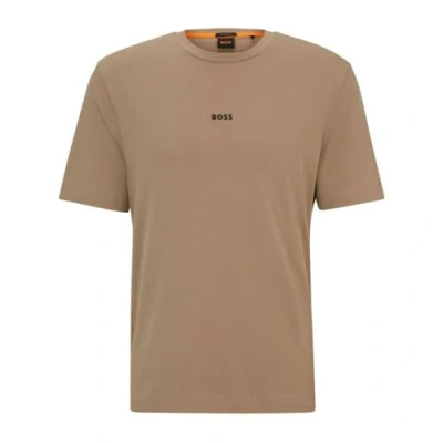 Abbildung von BOSS Tchup Tshirt basic, Herren, Größe: XS, Open brown six