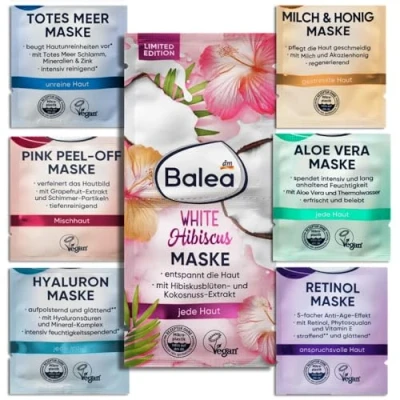 Abbildung von Balea Gesichtsmasken 7er Set: 7x112 ml Besonders für das Gesicht geeignet