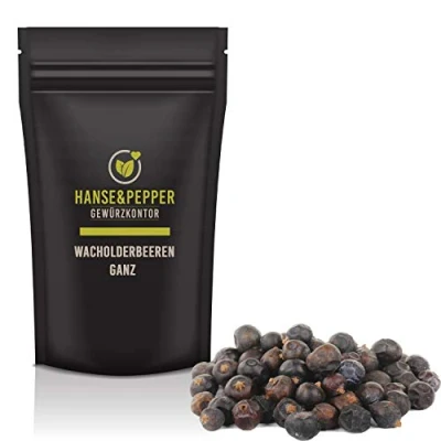 Abbildung von 500g Wacholderbeeren ganz getrocknet 3 fach gesiebt Wacholder Beeren