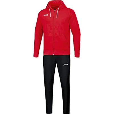 Abbildung von Jako Herren Jogginganzug Base mit Kapuze, Rot, XL, M9665