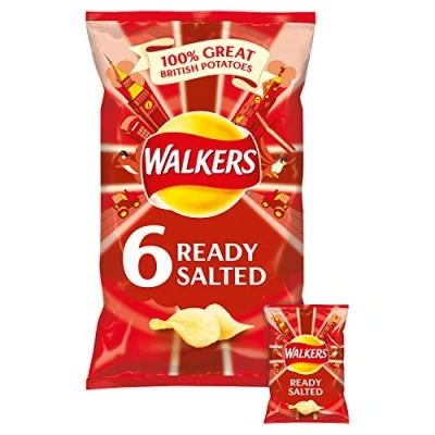 Abbildung von Walkers Crisps Ready Salted 6 x 25g