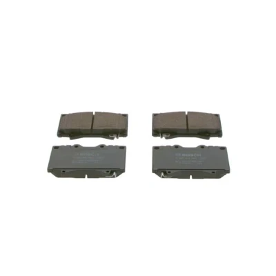 Abbildung von BOSCH 0 986 424 640 Bremsbelagsatz Low Metallic mit akustischer Verschleißwarnung Anti Quietsch Blech, Montageanleitung