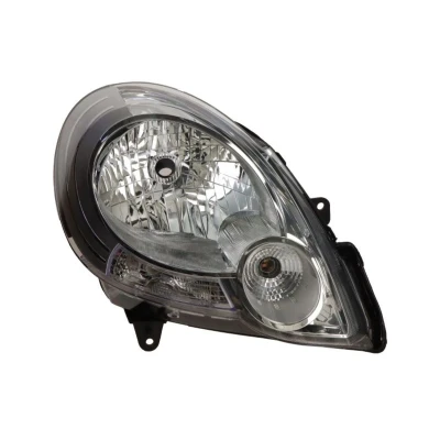Abbildung von TYC 20 1399 05 2 Scheinwerfer rechts H4, P21/5W chrom mit Tagfahrlicht für Rechtsverkehr Elektromotor RENAULT: Kangoo II Express