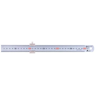 Abbildung von Shinwa 3 D 76752 300 mm metrisches Stahl Regel mit Lineal Stop von tyzacktools