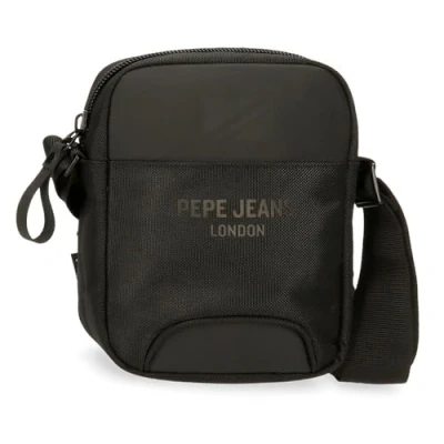 Abbildung von Pepe Jeans Bromley Kleine Umhängetasche Schwarz 15x19,5x6 cm Polyester, Schwarz, Talla única,