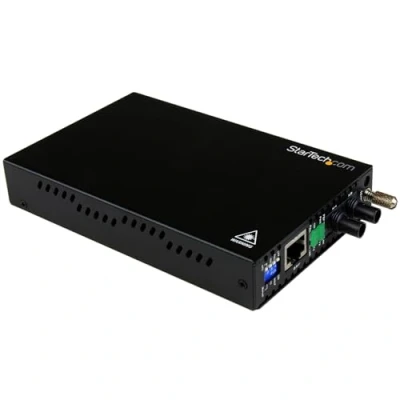 Abbildung von StarTech.com 10/100 Mbit/sLWL / Glasfaser Ethernet ST Medienkonverter 2 km