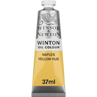 Abbildung von Winsor &amp; Newton 1414422 Winton, feine hochwertige Ölfarbe 37ml Tube mit gleichmäßiger Konsistenz, Lichtbeständig, hohe Deckkraft, Reich an Farbpigmenten Neapel Gelb Farbton
