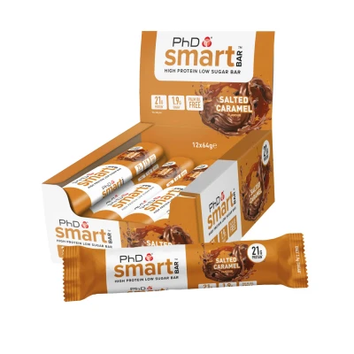 Abbildung von PhD Smart Bar (12x64g) Salted Caramel