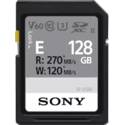 Abbildung von Sony SDXC E Series 128GB UHS II Class 10 U3 V60