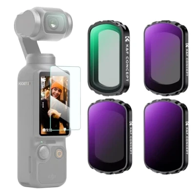 Abbildung von K&amp;F Concept Black Mist 1/4+ND16+ND64+ND256 Filter für DJI Osmo Pocket 3