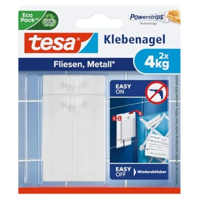 Abbildung von tesa Klebepad Klebenagel Traglast 4 kg, 2 Stück