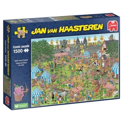 Abbildung von Jan van Haasteren mittelalterliches Festival Puzzle, 1500 Teile