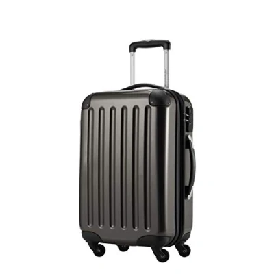 Abbildung von HAUPTSTADTKOFFER Alex Handgepäck, 55 x 35 20 cm, 4 Rollen, 42 Liter, Reisekoffer, Hartschalenkoffer, Rollkoffer, Bordgepäck Koffer, erweiterbar, Graphit