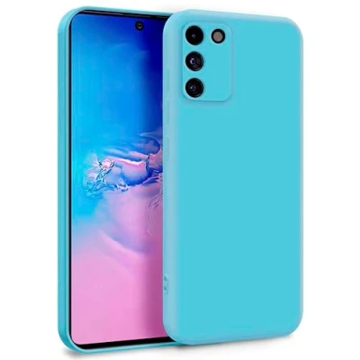 Abbildung von MyGadget Hülle für Samsung Galaxy S10 Lite Zweilagige Handyhülle mit Kameraschutz Cover Innenfutter &amp; Silikon außen Türkis