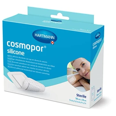 Abbildung von Cosmopor Silicone Wundverband 8x10 cm 5 St