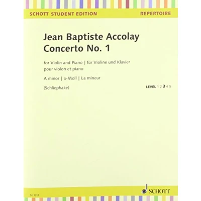Abbildung von Concerto No. 1: Violine und Klavier. (Schott Student Edition Repertoire)