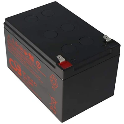 Abbildung von CSB GP12120F2 12 Volt AGM Bleiakku 12Ah, 151x98x100mm Faston 6,3mm 5 Jahres Type Standby