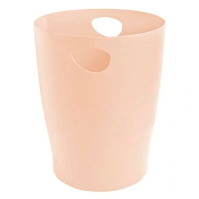 Abbildung von Exacompta 45361D ECOBIN Papierkorb Aquarel 15 Liter mit Griffen. Eleganter und robuster Mülleimer im modernen Design Korallenrot