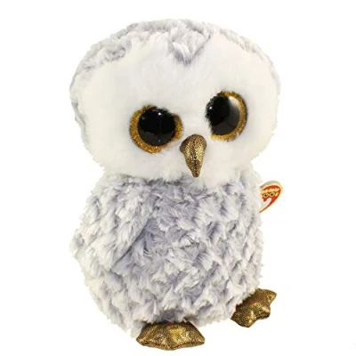Abbildung von Ty® Kuscheltier Ty Beanie Boo Owlette Eule weiß 24 cm (NEU &amp; OVP)