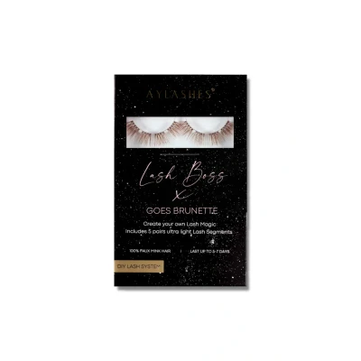 Abbildung von Aylashes KÜNSTLICHE Wimpern LASH BOSS Brunette MAXI (8MM13MM) Künstliche Wimpern, Damen, Größe: One Size, Schwarz