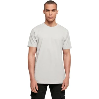 Abbildung von Build Your Brand Herren BY004 T Shirt Round Neck Shirt, lightasphalt, 4XL