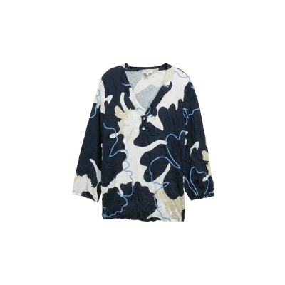 Abbildung von TOM Tailor Langarmshirt, Damen, Größe: XS, Big floral shapes design
