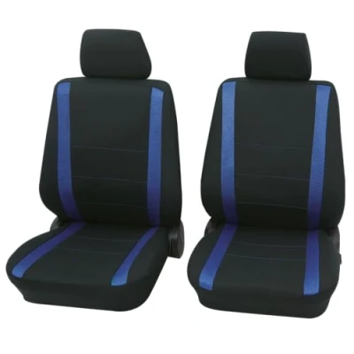 Abbildung von PETEX Auto Sitzbezüge für Vordersitze 6 teilig Samoa blau, Eco Class mit SAB 1