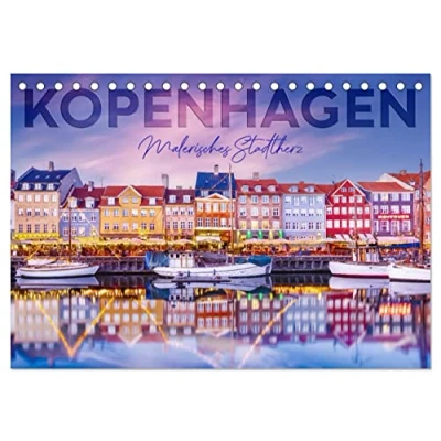 Abbildung von KOPENHAGEN Malerisches Stadtherz (Tischkalender 2025 DIN A5 quer), CALVENDO Monatskalender