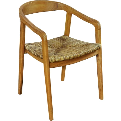 Abbildung von SIT Möbel SIT&amp;CHAIRS Armlehnstuhl mit Rattan Sitz