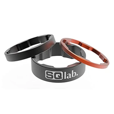Abbildung von SQlab Unisex Sæt 1 1/8 tomme Spacer Set, Schwarz, 1/8&quot; EU