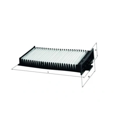 Abbildung von Filter, Innenraumluft KNECHT LA 127