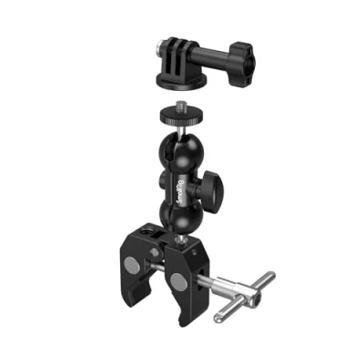 Abbildung von SMALLRIG Mini Magic Arm mit Super Clamp, Klammer, Stativ Clamp für DJI Ronin M, Kamerahalterung Klemme 360 Kugelkopfarm, Klemm Halterung Halter 1138