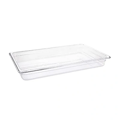 Abbildung von Vogue U224 Gastronorm Behälter aus Polycarbonat, transparent, 530 x 325 65 mm (L B H), Kapazität 8,5 l