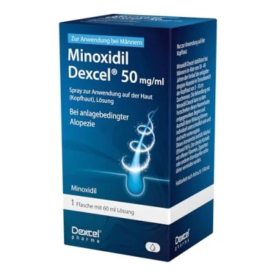 Abbildung von Minoxidil Dexcel 50 Mg/ml Spray Z.anw.a.d.kopfhaut 60 ml