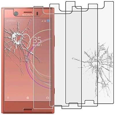 Abbildung von ebestStar kompatibel mit Sony Xperia XZ1 Compact Panzer Schutz Glas (x3 Stück) Schutzfolie, 9H gehärte Schutzglas, HD Displayschutz, Ultrabeständig