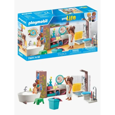 Abbildung von Playmobil® Konstruktions Spielset Badezimmer (71611), myLife, (55 St), Made in Europe