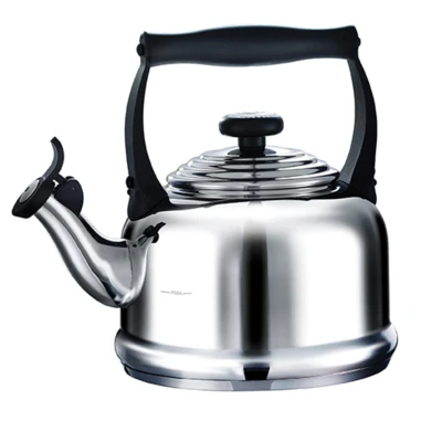 Abbildung von Le Creuset Wasserkessel, Füllmenge: 2,1 l, Stahl/Phenolgriffe, Tradition, Edelstahl, 92000100000100