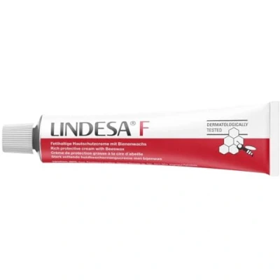 Abbildung von Lindesa F Hautschutz und Pflegecreme 50 ml