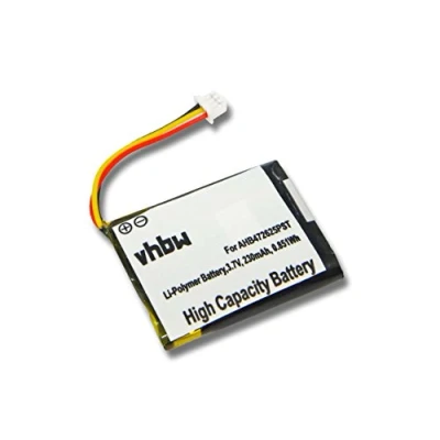 Abbildung von vhbw 1x Akku kompatibel mit Logitech H800 Wireless Headset Kopfhörer (230 mAh, 3,7 V, Li Polymer) Ersatz für 533 000067, AHB472625PST, L/N: 1109, 1110