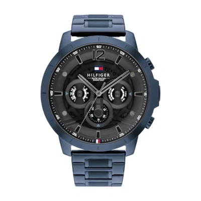 Abbildung von Tommy Hilfiger Uhr, Herren, Größe: One Size, Blau