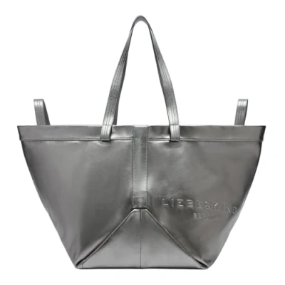 Abbildung von Liebeskind Berlin Elvira Metallic Handtasche, Damen, Größe: One Size, Silber