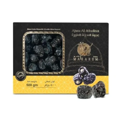 Abbildung von Makarem® Ajwa Datteln Premium aus Medina 100% frische Ernte Propheten OHNE Zusatzstoffe 2kg ( 30%)