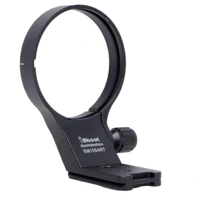 Abbildung von iShoot 82 mm Objektivmanschette Stativhalterungsring kompatibel mit Sigma 100400 f/56.3 DG DN OS &amp; 105 f/1.4 HSM Art, Objektivstützhalterung, integrierte Arca Swiss Fit Schnellwechselplatte