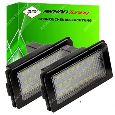 Abbildung von KB06 Fehlerfrei Kennzeichenbeleuchtung, Nummerschildbeleuchtung Xenon Weiß Plug&amp;Play CanBus Kompatibel mit 7er (E38) ab 1994 &gt;